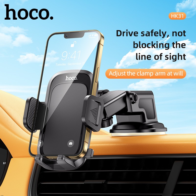 Giá Đỡ Điện Thoại Trên Oto Chính Hãng Hoco HK31 Giá Đỡ Điện Thoại Trên Oto Chính Hãng Hoco HK31