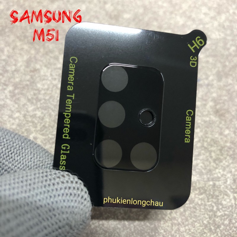 Miếng Dán Cường Lực 3D Bảo Vệ Cụm Camera Sau Samsung M51