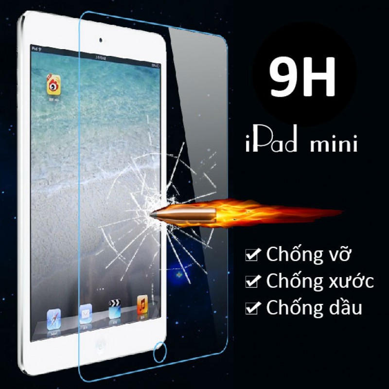 Miếng Dán Cường Lực iPad Mini 1/2/3 (7.9 inch) Trong Suôt Miếng Dán Cường Lực iPad Mini 1/2/3 (7.9 inch) Trong Suôt