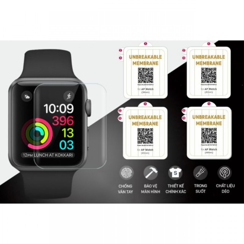 Miếng Dán PPF Bảo Vệ Màn Hình Đồng Hồ Apple Watch Các Size 38, 39, 40, 41, 42, 44, 45, 49 Miếng Dán PPF Bảo Vệ Màn Hình Đồng Hồ Apple Watch Các Size 38, 39, 40, 41, 42, 44, 45, 49