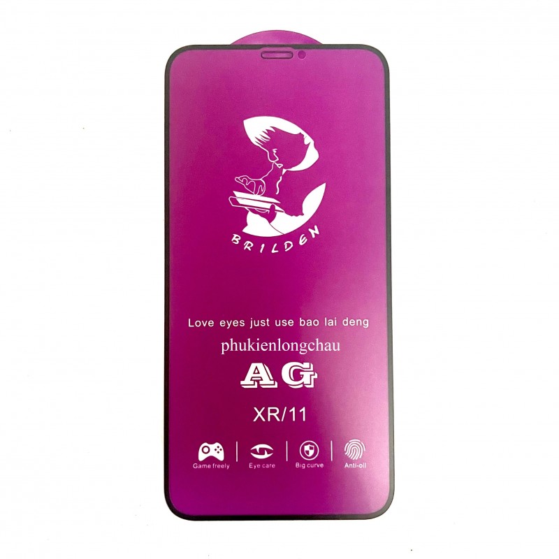 Miếng Dán Cường Lực iPhone Xr / 11 Nhám Chống Vân Tay AG Chính Hãng Cô Bé Brilden Miếng Dán Cường Lực iPhone Xr / 11 Nhám Chống Vân Tay AG Chính Hãng Cô Bé Brilden