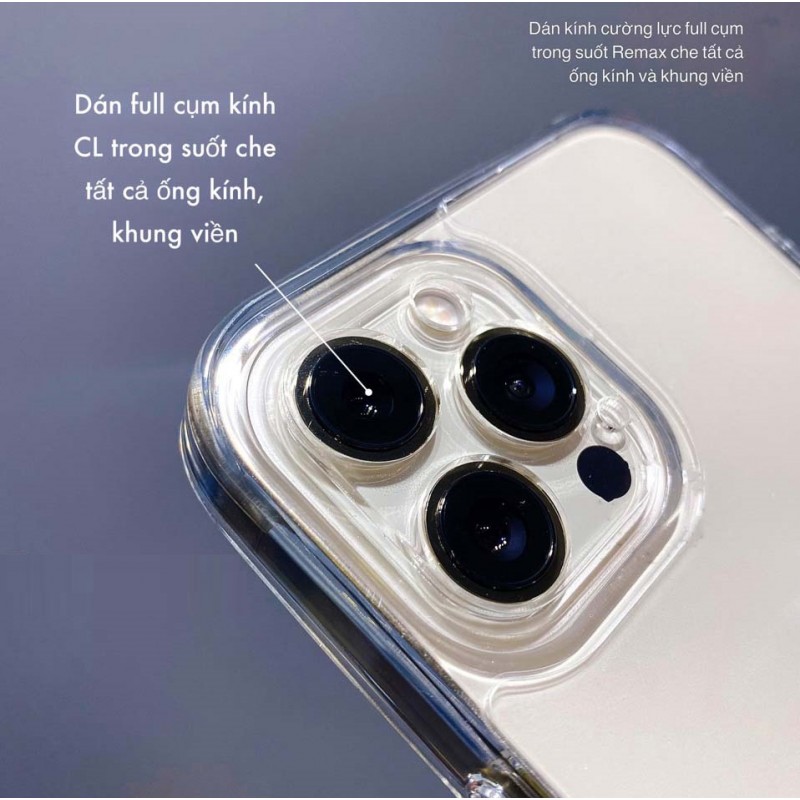 Cường Lực Bảo Vệ Cụm Camera iPhone 13 Pro / 13 Pro Max Trong Suốt Chính Hãng Xing Nuo Cao Cấp