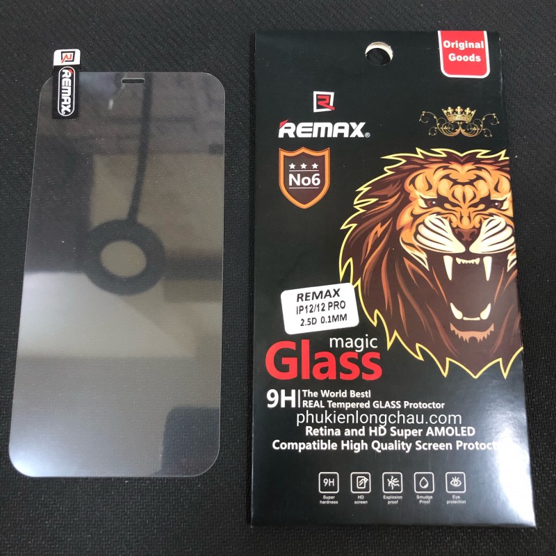 Miếng Dán Cường Lực iPhone 12 / 12 Pro Trong Suốt Đầy Màn Hình Chính Hãng Remax Miếng Dán Cường Lực iPhone 12 / 12 Pro Trong Suốt Đầy Màn Hình Chính Hãng Remax