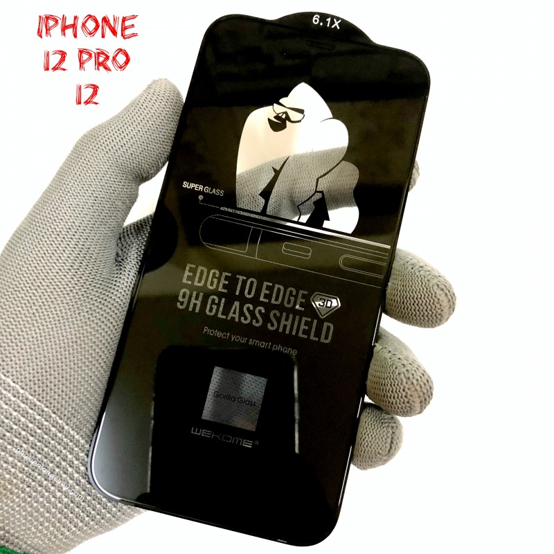 Miếng Dán Cường Lực iPhone 12/12 Pro Kingkong 3D Không Hộp