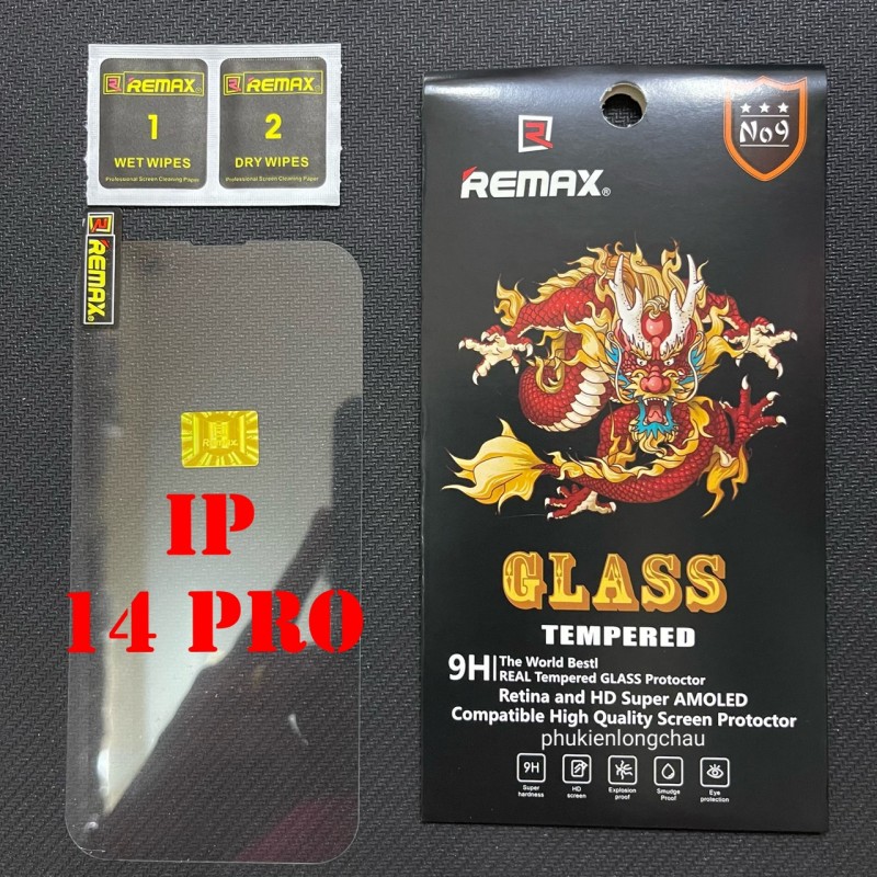 Miếng Dán Cường Lực iPhone 14 Pro Trong Suốt Đầy Màn Hình Chính Hãng Remax Miếng Dán Cường Lực iPhone 14 Pro Trong Suốt Đầy Màn Hình Chính Hãng Remax