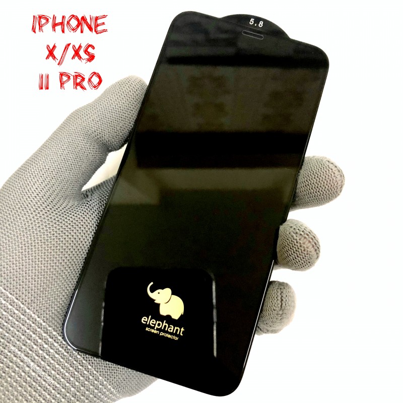 Miếng Dán Cường Lực iPhone X/Xs/11 Pro Con Voi Elephant WK Cao Cấp Không Hộp Miếng Dán Cường Lực iPhone X/Xs/11 Pro Con Voi Elephant WK Cao Cấp Không Hộp