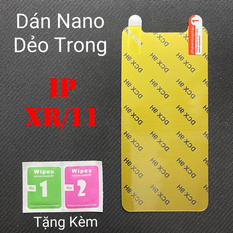 Miếng Dán Màn Hình iPhone 11/Xr Siêu Mỏng Dẻo Nano DCX-9H Miếng Dán Màn Hình iPhone 11/Xr Siêu Mỏng Dẻo Nano DCX-9H