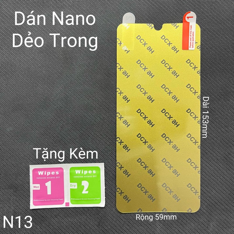Miếng Dán Màn Hình Samsung A50 / A50s / A30s Siêu Mỏng Dẻo Nano DCX-9H (N13*) Miếng Dán Màn Hình Samsung A50 / A50s / A30s Siêu Mỏng Dẻo Nano DCX-9H (N13*)