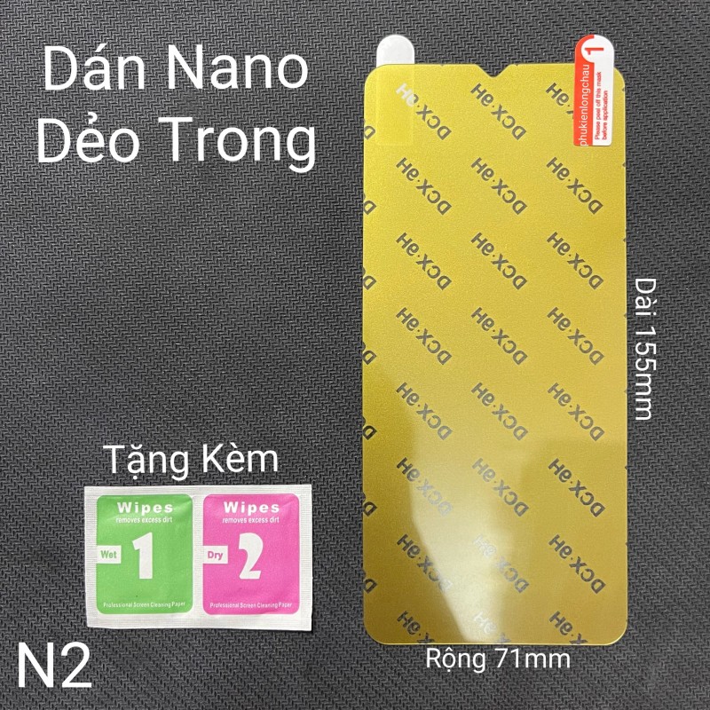 Miếng Dán Màn Hình Oppo F11 Siêu Mỏng Dẻo Nano DCX-9H (N2*) Miếng Dán Màn Hình Oppo F11 Siêu Mỏng Dẻo Nano DCX-9H (N2*)