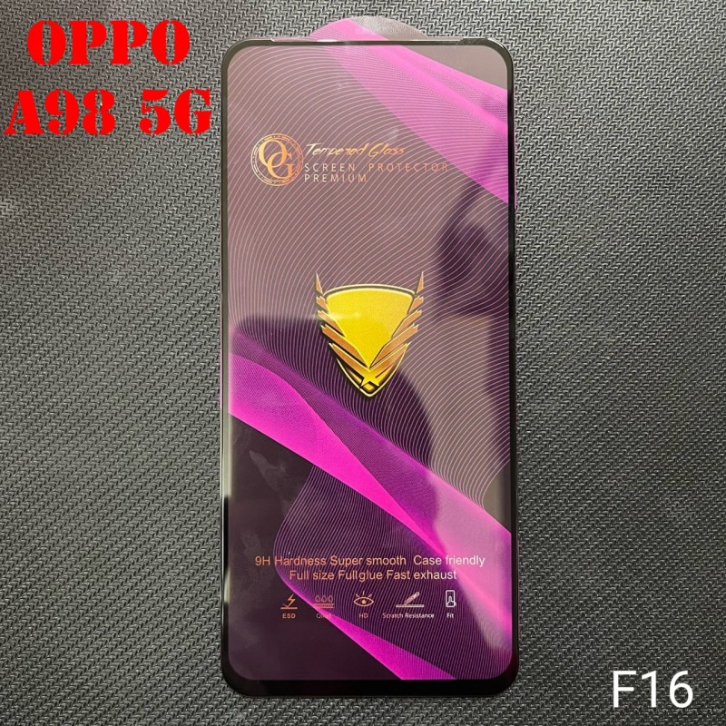 Miếng Dán Cường Lực Oppo A98 5G Full Màn Hình Full Keo Màu Đen (F16) Miếng Dán Cường Lực Oppo A98 5G Full Màn Hình Full Keo Màu Đen (F16)
