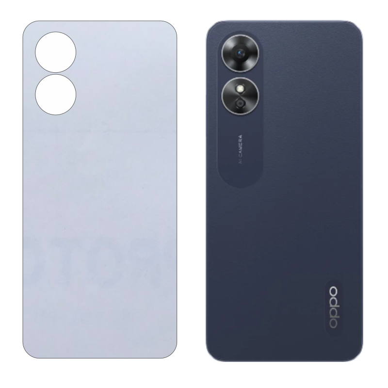 Miếng Dán Lưng Oppo A17 Decal Trong Nhám Chống Vân Tay Miếng Dán Lưng Oppo A17 Decal Trong Nhám Chống Vân Tay