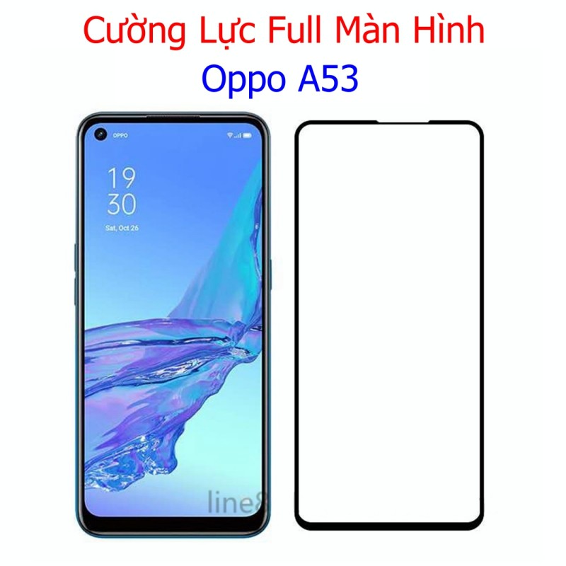 Miếng Dán Cường Lực Oppo A53 / A32 Full Màn Hình Full Keo Màu Đen (F14*) Miếng Dán Cường Lực Oppo A53 / A32 Full Màn Hình Full Keo Màu Đen (F14*)