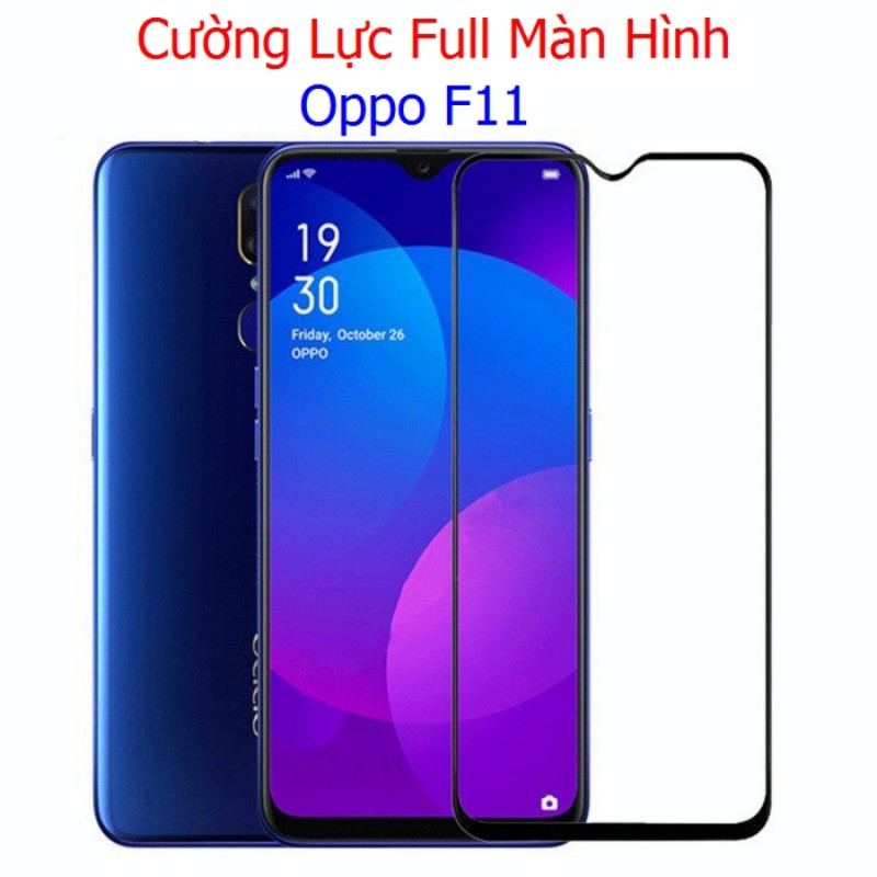 Miếng Dán Cường Lực Oppo F11 Full Màn Hình Full Keo Màu Đen (F02*) Miếng Dán Cường Lực Oppo F11 Full Màn Hình Full Keo Màu Đen (F02*)