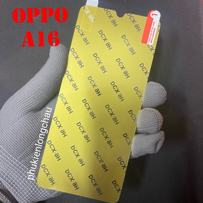 Miếng Dán Màn Hình Oppo A16 Siêu Mỏng Dẻo Nano DCX-9H (N11) Miếng Dán Màn Hình Oppo A16 Siêu Mỏng Dẻo Nano DCX-9H (N11)