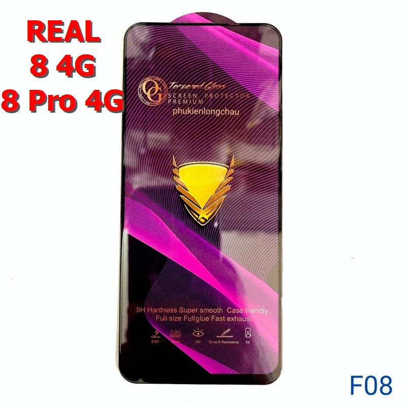 Miếng Dán Cường Lực Realme 8 4G / 8 Pro 4G Full Màn Hình Full Keo Màu Đen (F08) Miếng Dán Cường Lực Realme 8 4G / 8 Pro 4G Full Màn Hình Full Keo Màu Đen (F08)