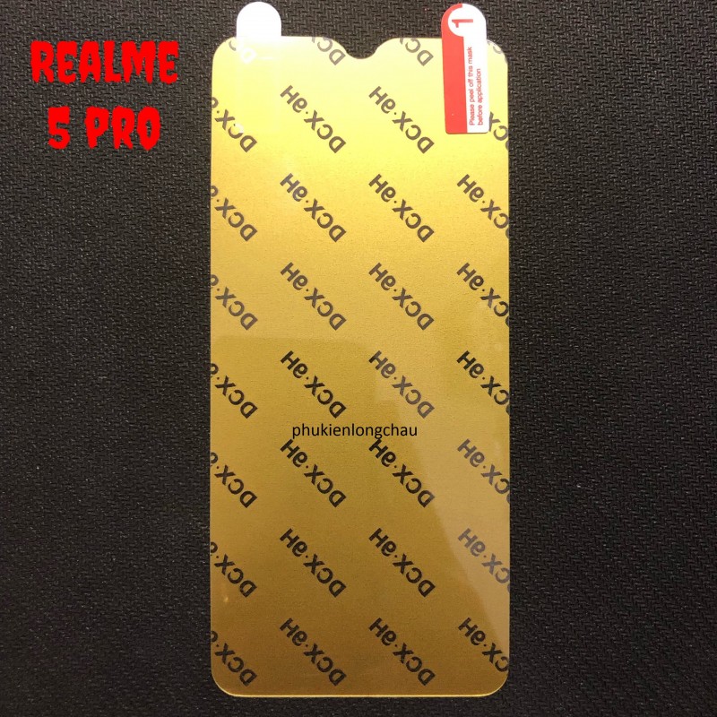 Miếng Dán Màn Hình Realme 5 Pro Siêu Mỏng Dẻo Nano DCX-9H (N3) Miếng Dán Màn Hình Realme 5 Pro Siêu Mỏng Dẻo Nano DCX-9H (N3)