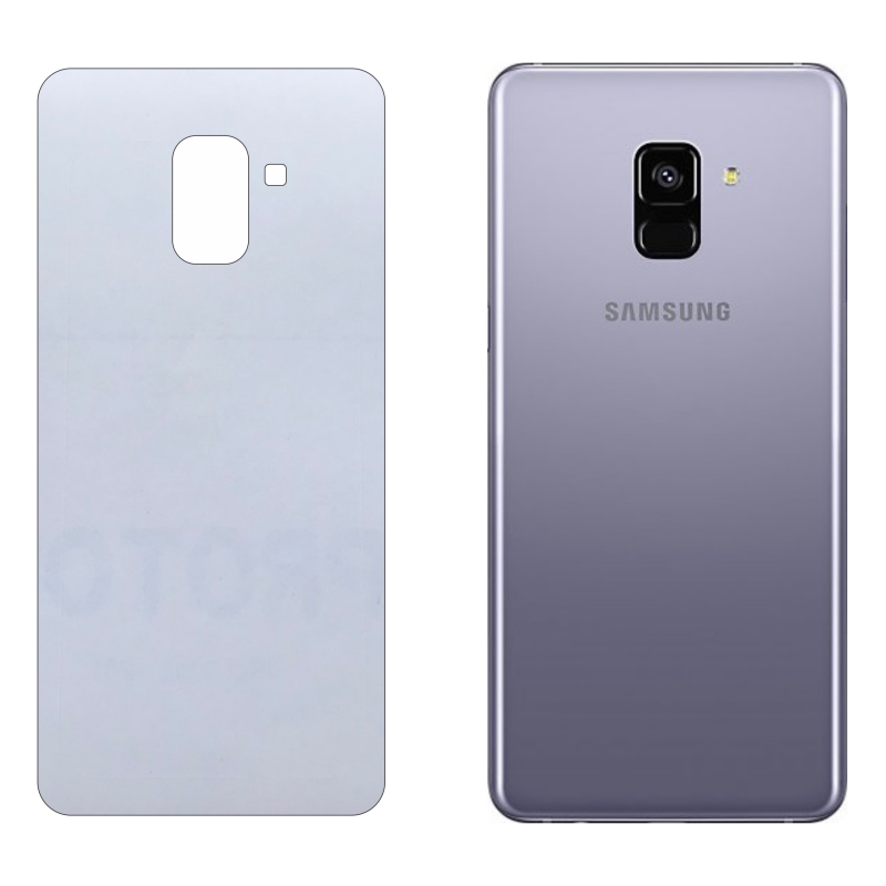 Miếng Dán Lưng Samsung A8 Plus Decal Trong Nhám Chống Vân Tay