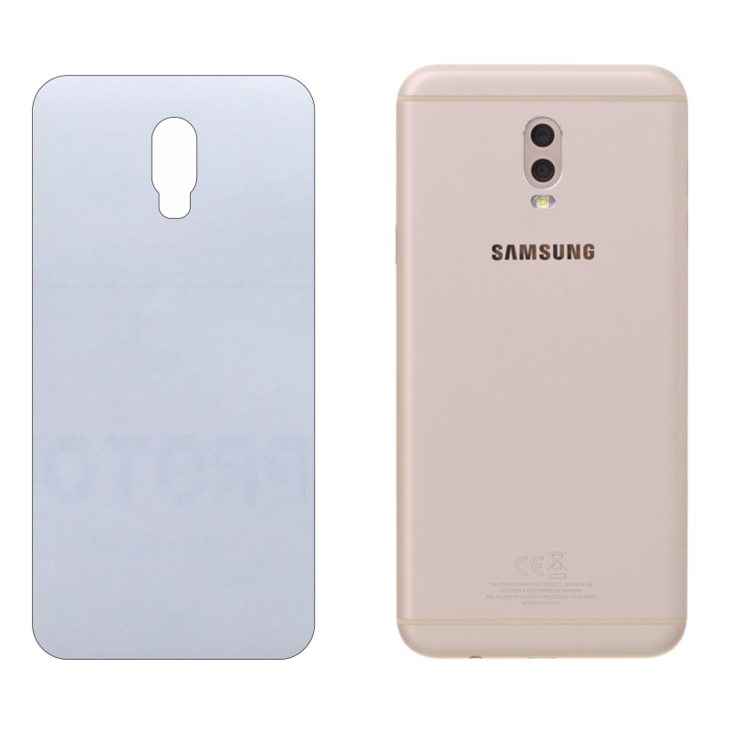 Miếng Dán Lưng Samsung J7 Plus Decal Trong Nhám Chống Vân Tay Miếng Dán Lưng Samsung J7 Plus Decal Trong Nhám Chống Vân Tay