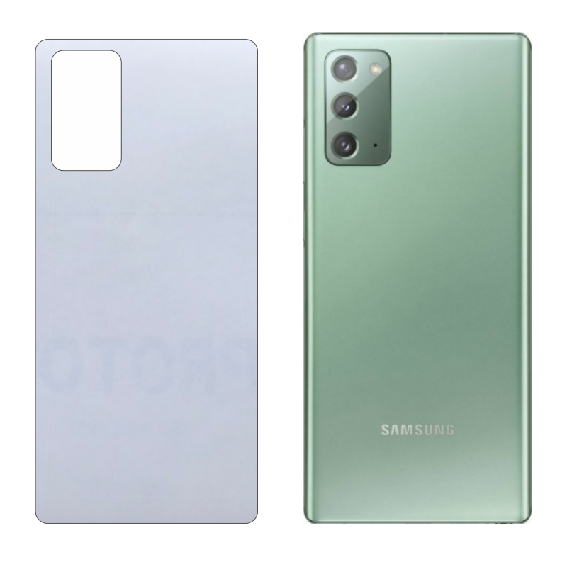 Miếng Dán Lưng Samsung Note 20 Decal Trong Nhám Chống Vân Tay