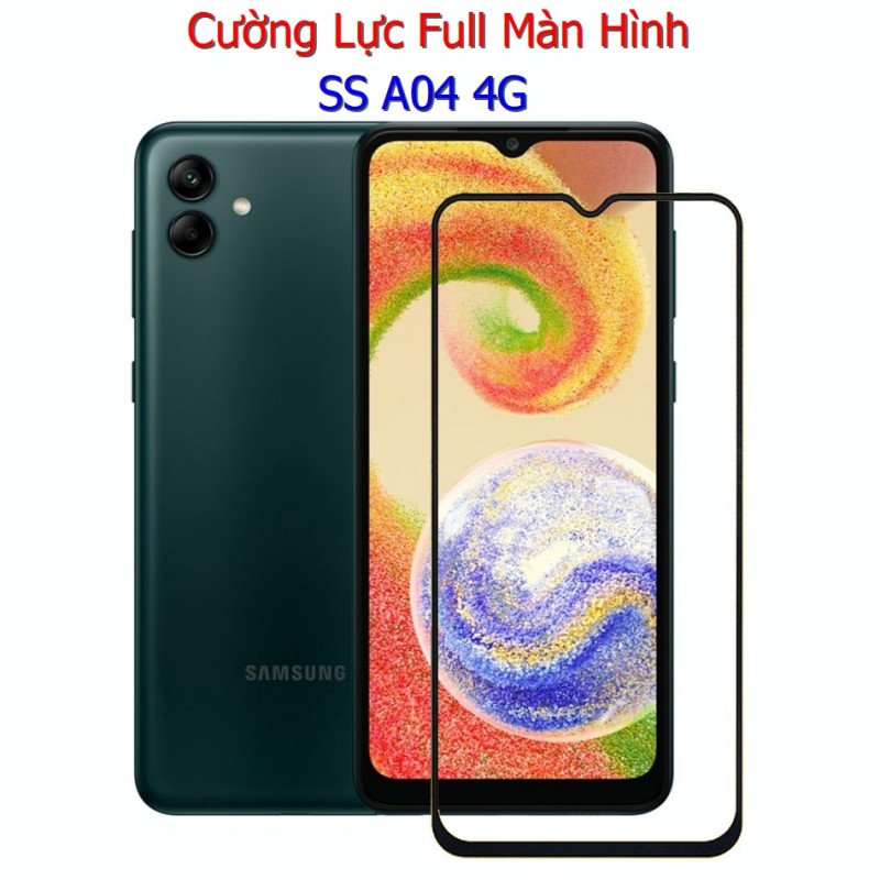 Miếng Dán Cường Lực Samsung A04 4G Full Màn Hình Full Keo Màu Đen (F32) Miếng Dán Cường Lực Samsung A04 4G Full Màn Hình Full Keo Màu Đen (F32)