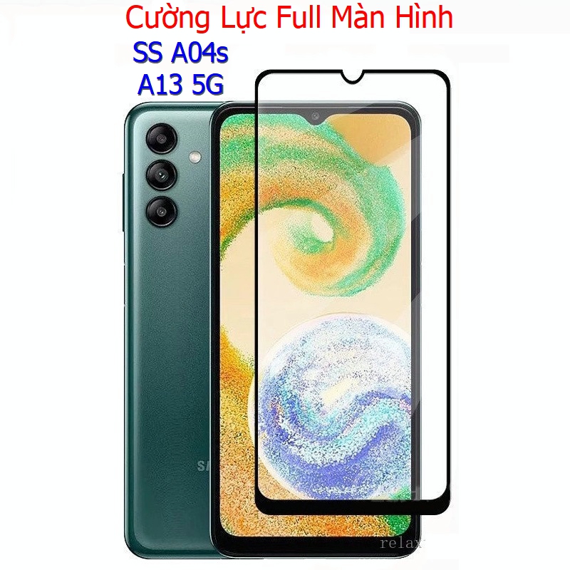 Miếng Dán Cường Lực Samsung A04s 4G / A13 5G Full Màn Hình Full Keo Màu Đen (F32) Miếng Dán Cường Lực Samsung A04s 4G / A13 5G Full Màn Hình Full Keo Màu Đen (F32)