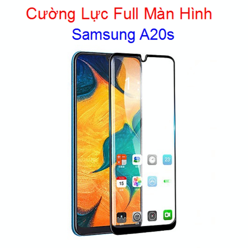 Miếng Dán Cường Lực Samsung A20s Full Màn Hình Full Keo Màu Đen (F30) Miếng Dán Cường Lực Samsung A20s Full Màn Hình Full Keo Màu Đen (F30)