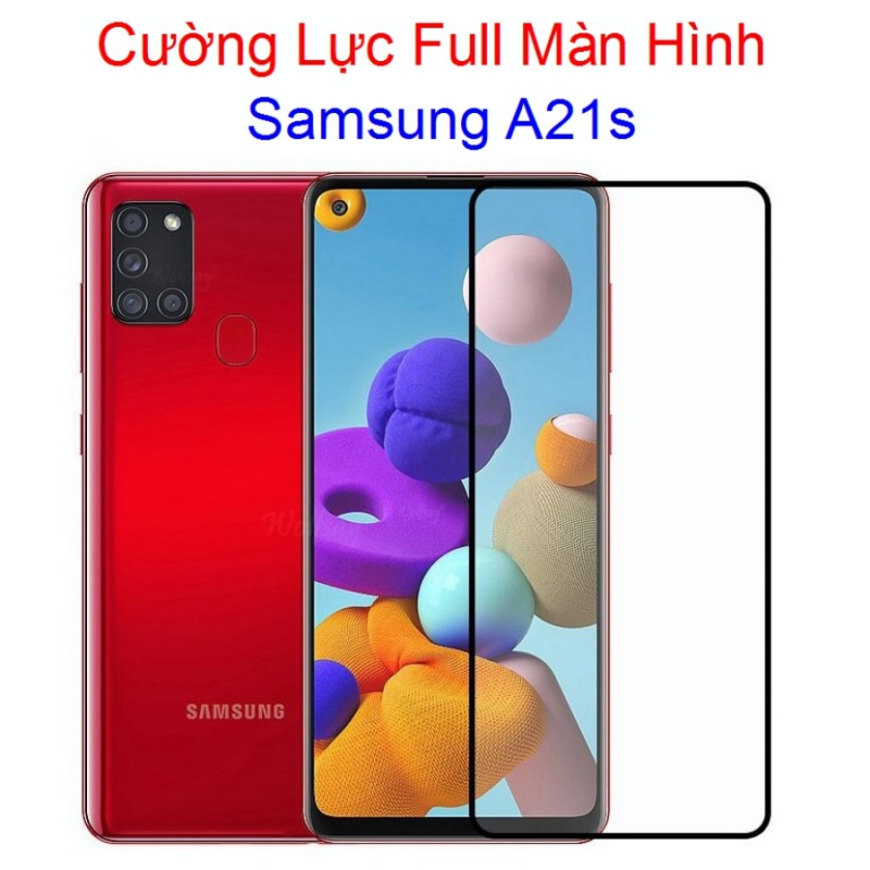 Miếng Dán Cường Lực Samsung A21s Full Màn Hình Full Keo Màu Đen (F29) Miếng Dán Cường Lực Samsung A21s Full Màn Hình Full Keo Màu Đen (F29)