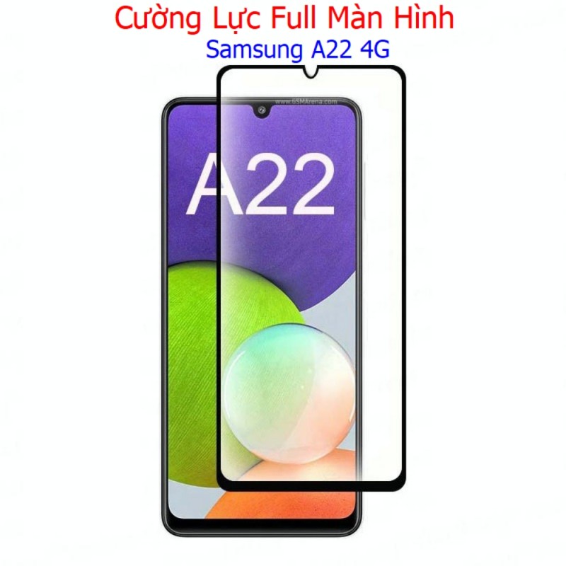 Miếng Dán Cường Lực Samsung A22 4G/M32 Full Màn Hình Full Keo Màu Đen (F28) Miếng Dán Cường Lực Samsung A22 4G/M32 Full Màn Hình Full Keo Màu Đen (F28)