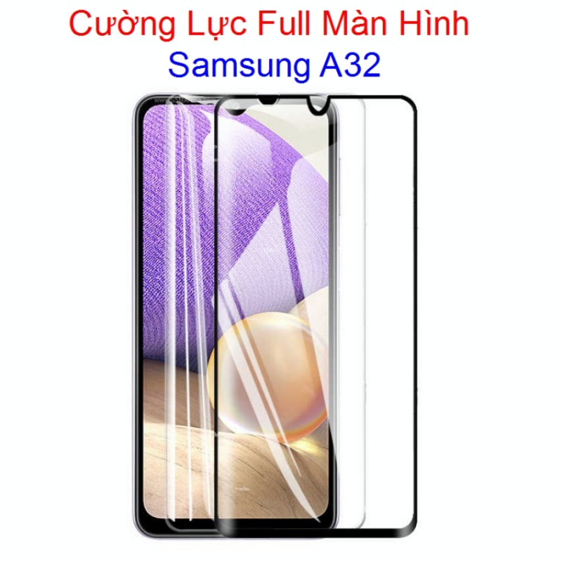 Miếng Dán Cường Lực Samsung A32 4G Full Màn Hình Full Keo Màu Đen (F28*) Miếng Dán Cường Lực Samsung A32 4G Full Màn Hình Full Keo Màu Đen (F28*)