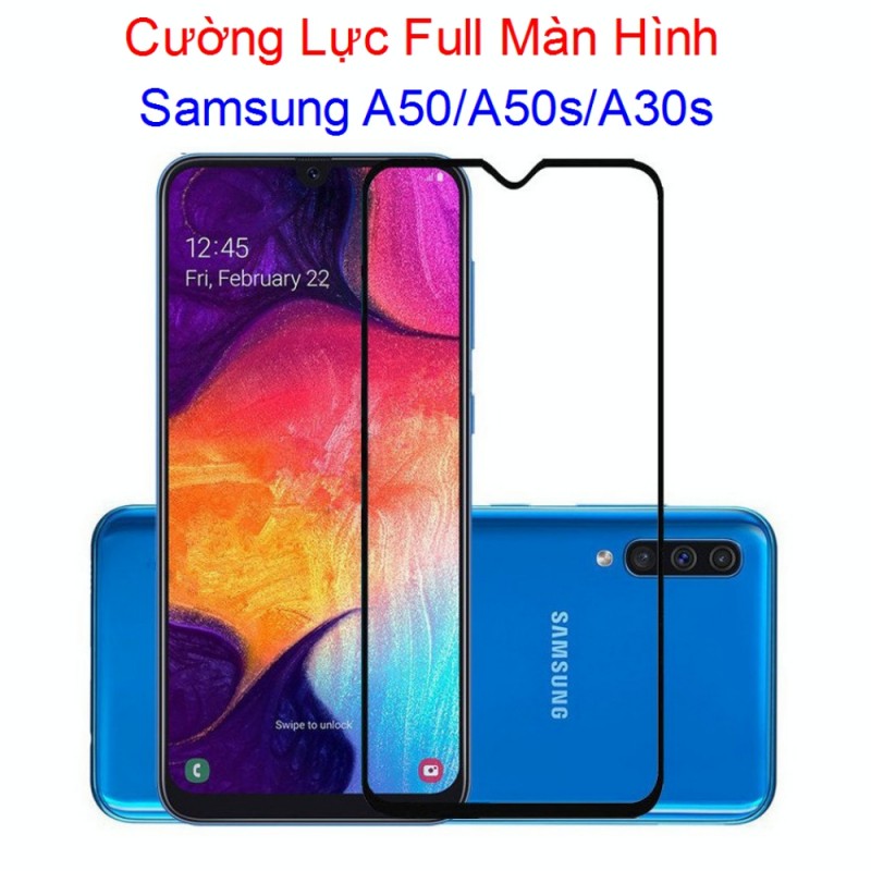 Miếng Dán Cường Lực Samsung A50/A50s/A30s Full Màn Hình Full Keo Màu Đen (F25*) Miếng Dán Cường Lực Samsung A50/A50s/A30s Full Màn Hình Full Keo Màu Đen (F25*)