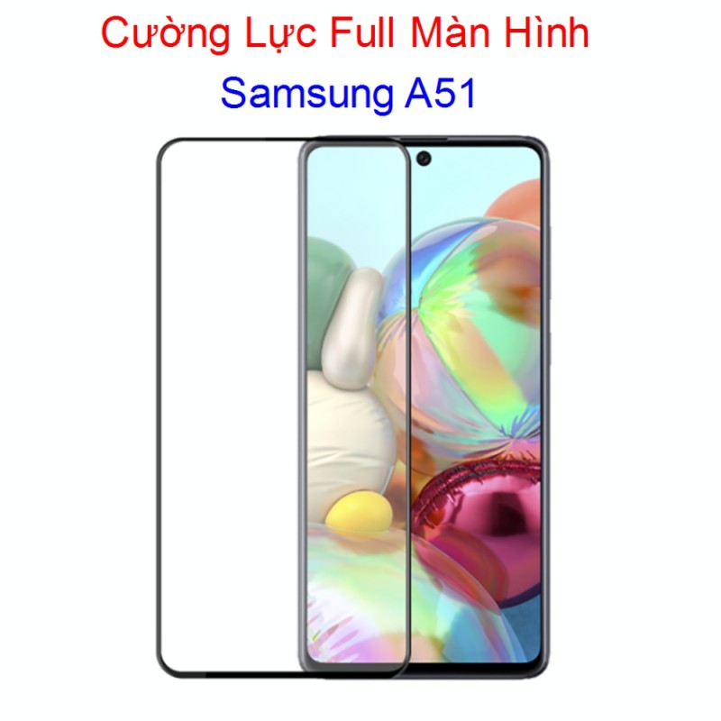 Miếng Dán Cường Lực Samsung A51 Full Màn Hình Full Keo Màu Đen (F24) Miếng Dán Cường Lực Samsung A51 Full Màn Hình Full Keo Màu Đen (F24)