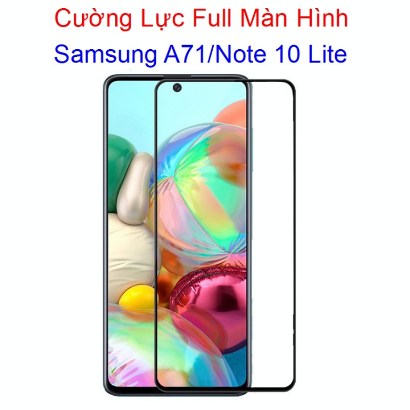 Miếng Dán Cường Lực Samsung A71/Note 10 Lite Full Màn Hình Full Keo Màu Đen (F21) Miếng Dán Cường Lực Samsung A71/Note 10 Lite Full Màn Hình Full Keo Màu Đen (F21)