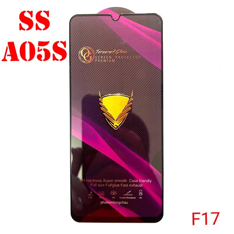 Miếng Dán Cường Lực Samsung A05s Full Màn Hình Full Keo Màu Đen (F17) Miếng Dán Cường Lực Samsung A05s Full Màn Hình Full Keo Màu Đen (F17)