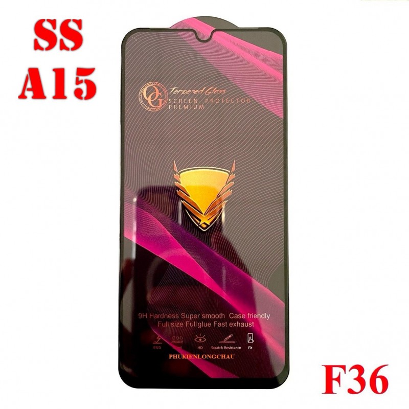 Miếng Dán Cường Lực Samsung A15 4G / A15 5G Full Màn Hình Full Keo Màu Đen (F36*) Miếng Dán Cường Lực Samsung A15 4G / A15 5G Full Màn Hình Full Keo Màu Đen (F36*)