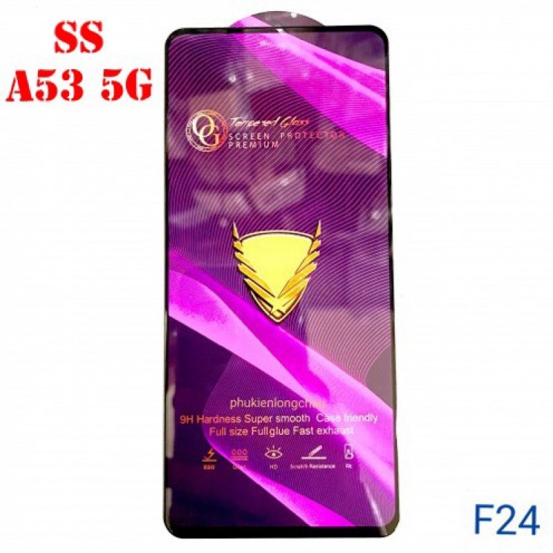 Miếng Dán Cường Lực Samsung A53 5G Full Màn Hình Full Keo Màu Đen (F24) Miếng Dán Cường Lực Samsung A53 5G Full Màn Hình Full Keo Màu Đen (F24)
