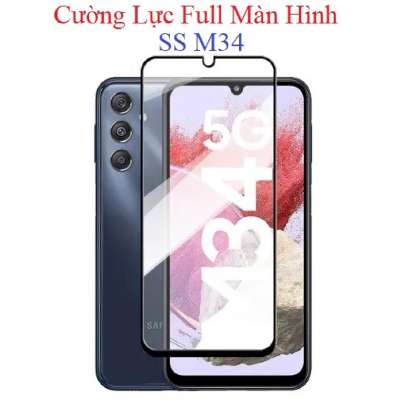 Miếng Dán Cường Lực Samsung M34 5G Full Màn Hình Full Keo Màu Đen (F35) Miếng Dán Cường Lực Samsung M34 5G Full Màn Hình Full Keo Màu Đen (F35)