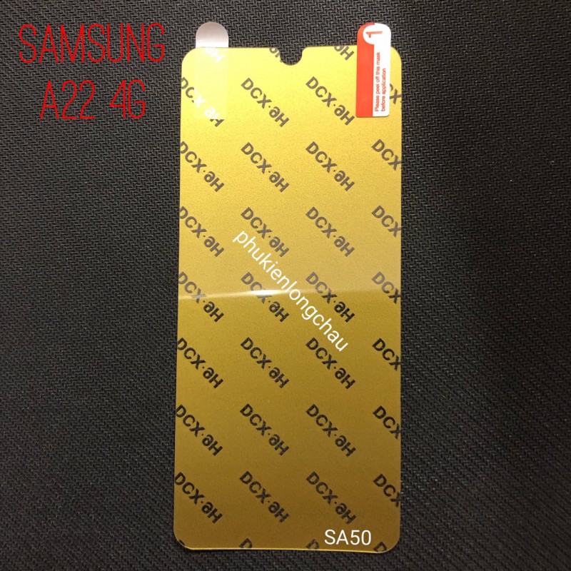 Miếng Dán Màn Hình Samsung A22 4G Siêu Mỏng Dẻo Nano DCX-9H (N13) Miếng Dán Màn Hình Samsung A22 4G Siêu Mỏng Dẻo Nano DCX-9H (N13)