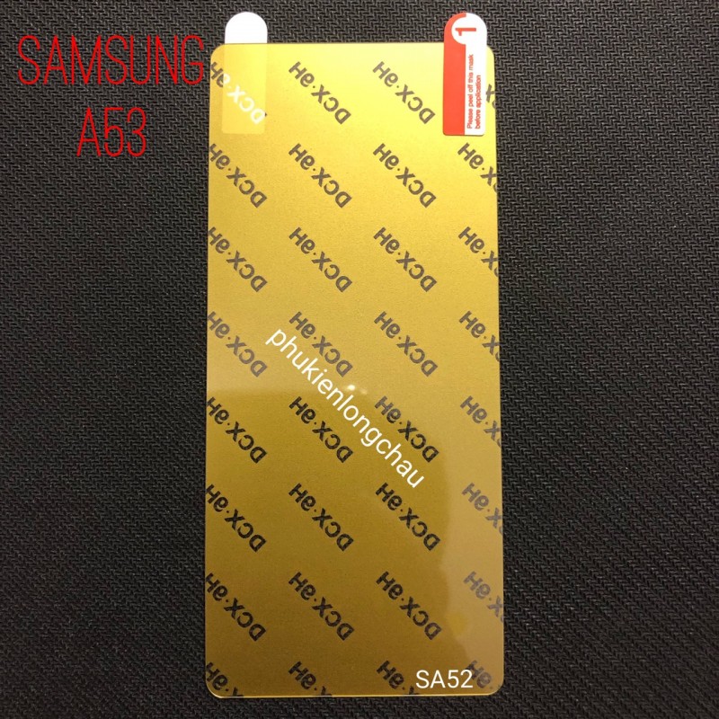 Miếng Dán Màn Hình Samsung A53 Siêu Mỏng Dẻo Nano DCX-9H (N12) Miếng Dán Màn Hình Samsung A53 Siêu Mỏng Dẻo Nano DCX-9H (N12)