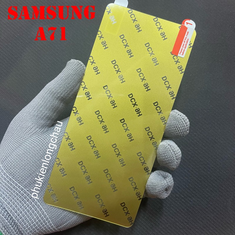 Miếng Dán Màn Hình Samsung A71 / Note 10 Lite Siêu Mỏng Dẻo Nano DCX-9H (N10)