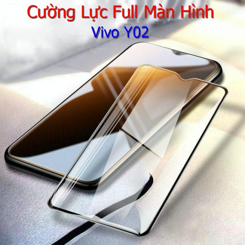 Miếng Dán Cường Lực Vivo Y02 Full Màn Hình Full Keo Màu Đen (F40) Miếng Dán Cường Lực Vivo Y02 Full Màn Hình Full Keo Màu Đen (F40)