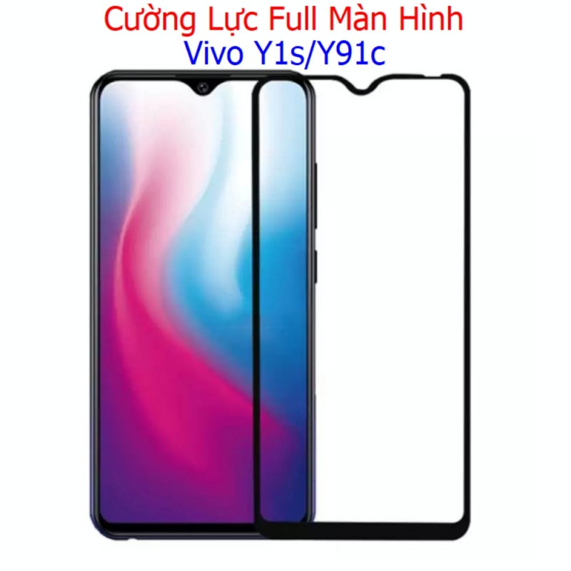 Miếng Dán Cường Lực Vivo Y1s/Y91c Full Màn Hình Full Keo Màu Đen (F04) Miếng Dán Cường Lực Vivo Y1s/Y91c Full Màn Hình Full Keo Màu Đen (F04)
