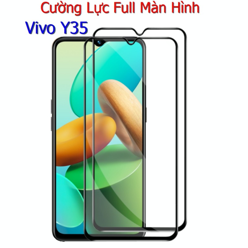 Miếng Dán Cường Lực Vivo Y35 Full Màn Hình Full Keo Màu Đen (F40) Miếng Dán Cường Lực Vivo Y35 Full Màn Hình Full Keo Màu Đen (F40)