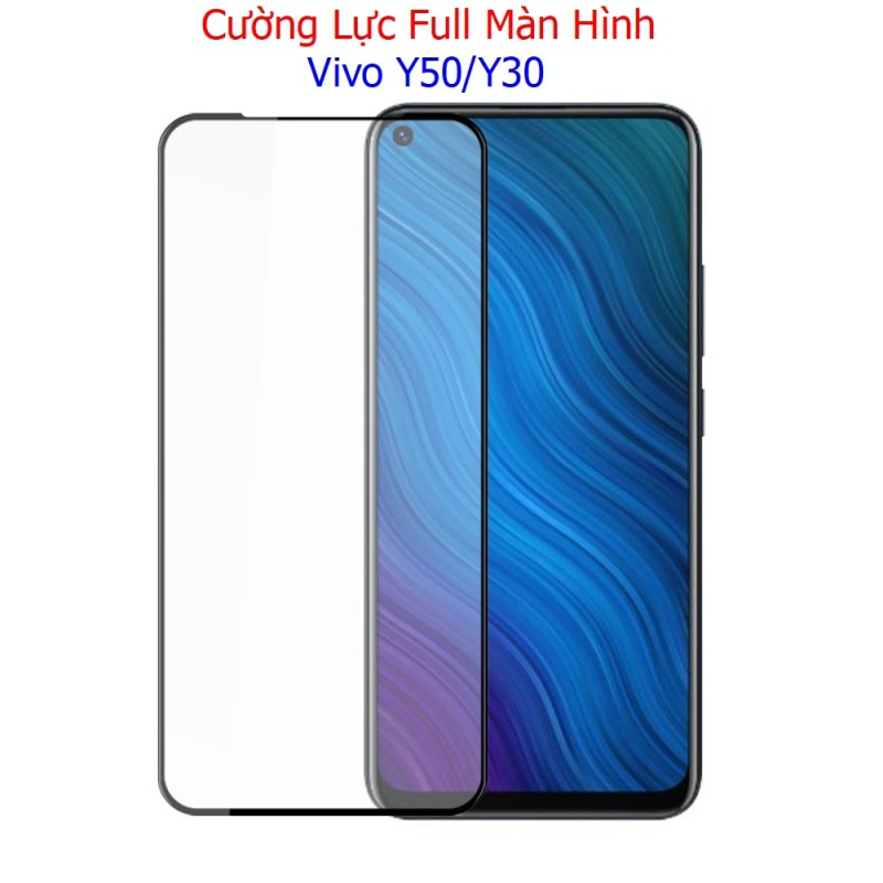Miếng Dán Cường Lực Vivo Y50/Y30 Full Màn Hình Full Keo Màu Đen (F12) Miếng Dán Cường Lực Vivo Y50/Y30 Full Màn Hình Full Keo Màu Đen (F12)