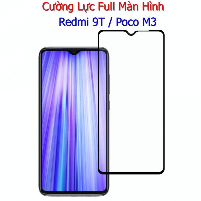 Miếng Dán Cường Lực Xiaomi Redmi 9T / Poco M3 Full Màn Hình Full Keo Màu Đen (F30) Miếng Dán Cường Lực Xiaomi Redmi 9T / Poco M3 Full Màn Hình Full Keo Màu Đen (F30)