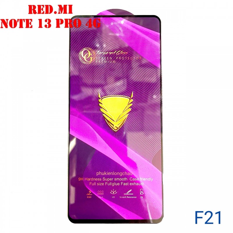 Miếng Dán Cường Lực Xiaomi Redmi Note 13 Pro 4G / Poco M6 Pro 4G Full Màn Hình Full Keo Màu Đen (F52*) Miếng Dán Cường Lực Xiaomi Redmi Note 13 Pro 4G / Poco M6 Pro 4G Full Màn Hình Full Keo Màu Đen (F52*)