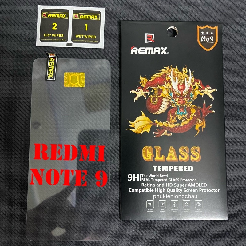 Miếng Dán Cường Lực Xiaomi Redmi Note 9 Trong Suốt Mỏng Chính Hãng Remax (R10) Miếng Dán Cường Lực Xiaomi Redmi Note 9 Trong Suốt Mỏng Chính Hãng Remax (R10)
