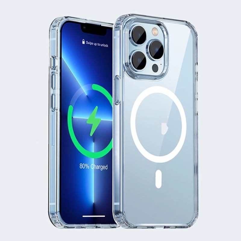 Ốp Lưng iPhone 13 Pro Max Dẻo Trong Chống Sốc Hổ Trợ Sạc Không Dây Magnetic Ốp Lưng iPhone 13 Pro Max Dẻo Trong Chống Sốc Hổ Trợ Sạc Không Dây Magnetic