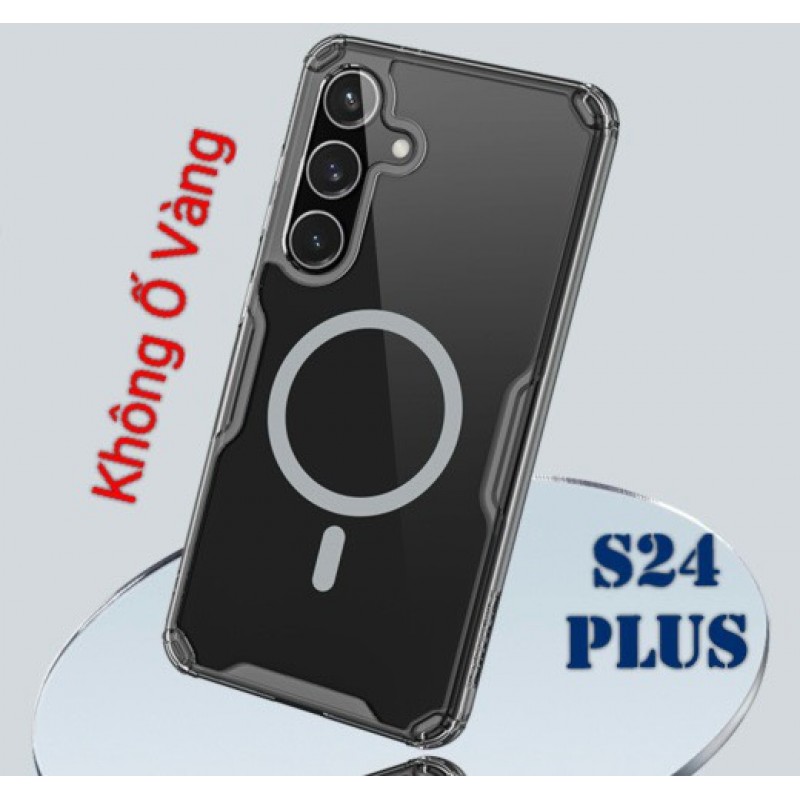 Ốp Lưng Samsung S24 Plus Dẻo Trong Chống Sốc Hổ Trợ Sạc Không Dây Magnetic Ốp Lưng Samsung S24 Plus Dẻo Trong Chống Sốc Hổ Trợ Sạc Không Dây Magnetic