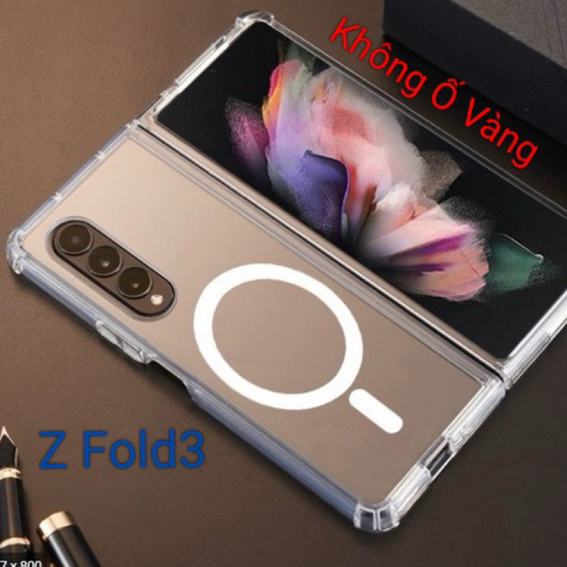 Ốp Lưng Samsung Z Fold 3 Dẻo Trong Chống Sốc Hổ Trợ Sạc Không Dây Magnetic Ốp Lưng Samsung Z Fold 3 Dẻo Trong Chống Sốc Hổ Trợ Sạc Không Dây Magnetic