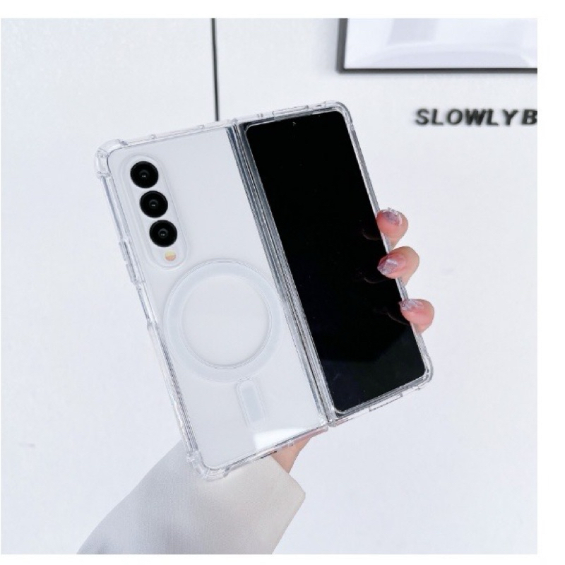 Ốp Lưng Samsung Z Fold 3 Dẻo Trong Chống Sốc Hổ Trợ Sạc Không Dây Magnetic Ốp Lưng Samsung Z Fold 3 Dẻo Trong Chống Sốc Hổ Trợ Sạc Không Dây Magnetic